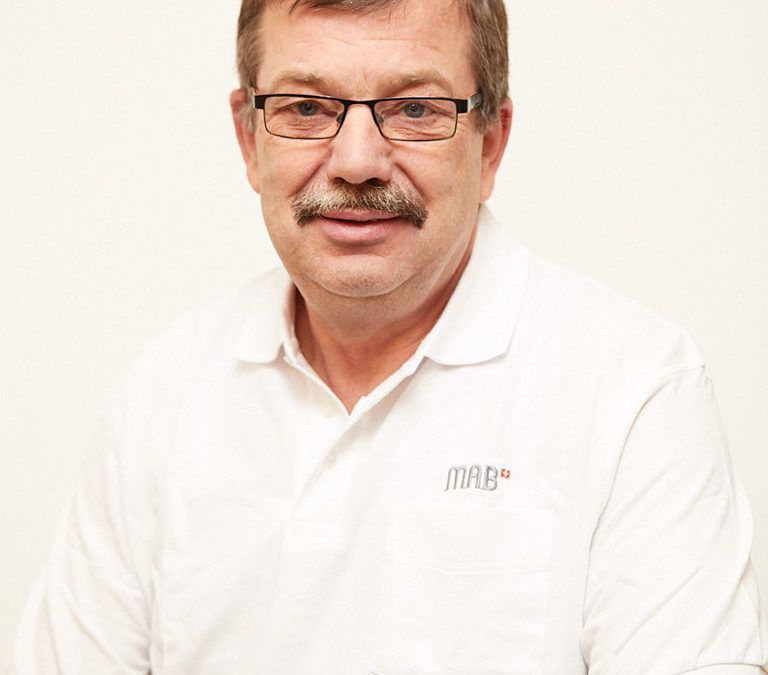 Adolf Mark, Produktionschef, seit 30 Jahren bei MAB